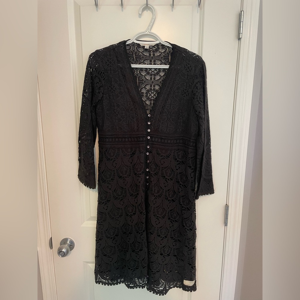 Odd Molly Black Lace Cocktail Dress